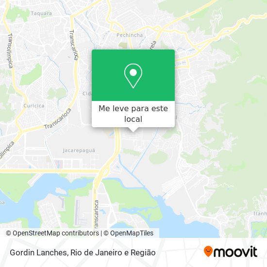 Gordin Lanches mapa