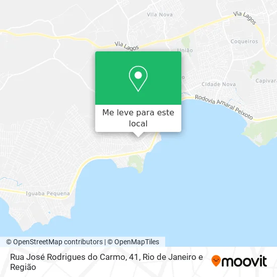 Rua José Rodrigues do Carmo, 41 mapa