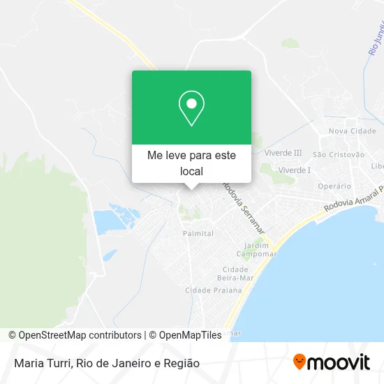 Maria Turri mapa