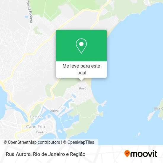 Rua Aurora mapa