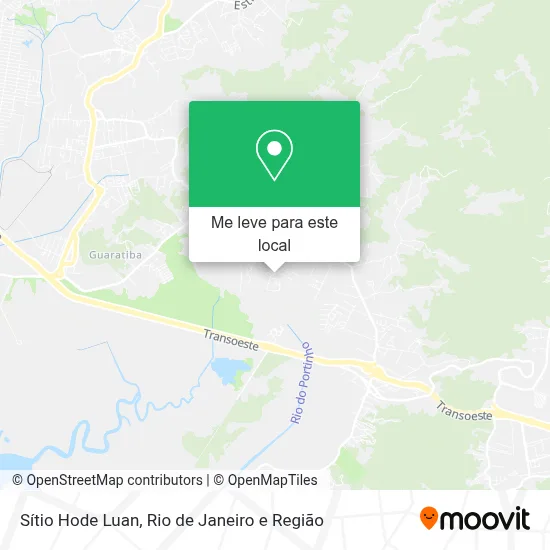 Sítio Hode Luan mapa