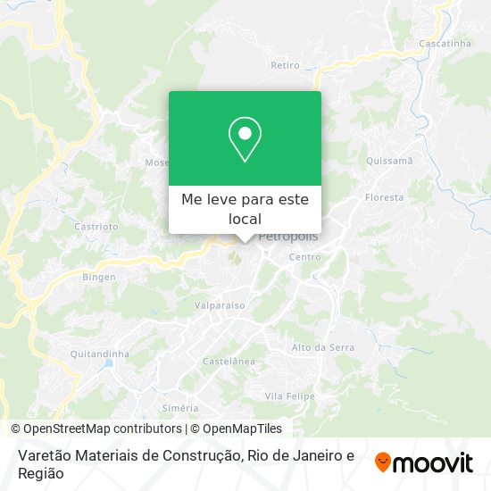 Varetão Materiais de Construção mapa