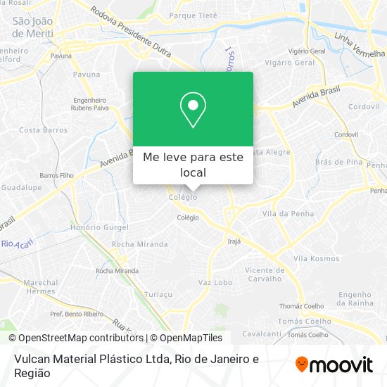 Vulcan Material Plástico Ltda mapa