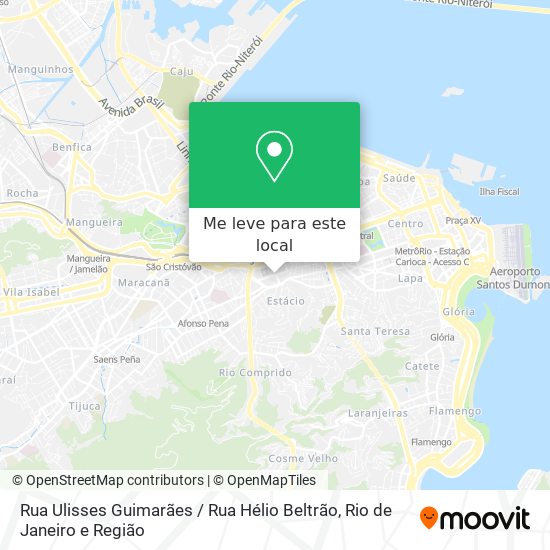Rua Ulisses Guimarães / Rua Hélio Beltrão mapa