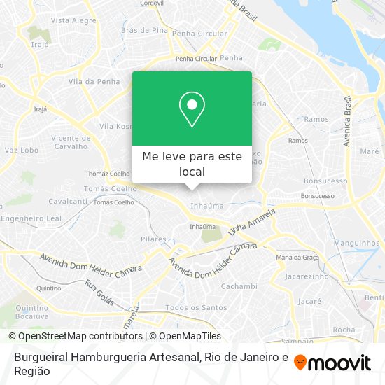 Burgueiral Hamburgueria Artesanal mapa