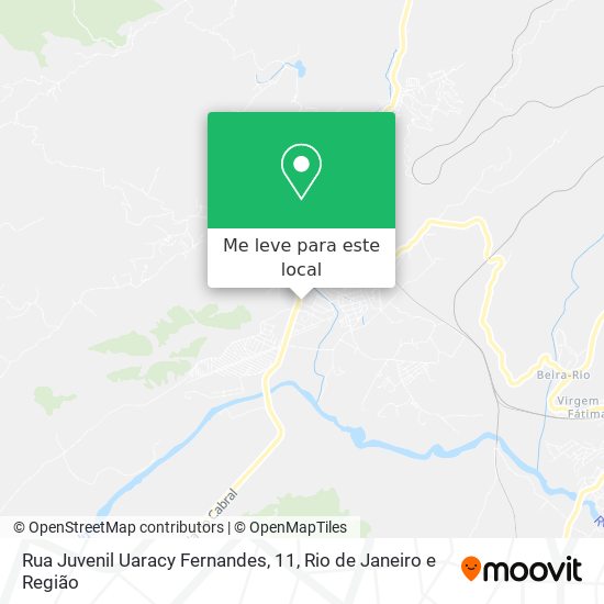 Rua Juvenil Uaracy Fernandes, 11 mapa