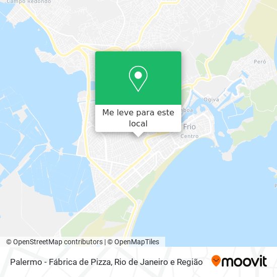 Palermo - Fábrica de Pizza mapa