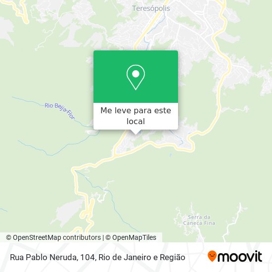 Rua Pablo Neruda, 104 mapa
