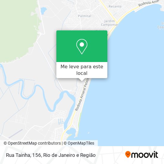 Rua Tainha, 156 mapa