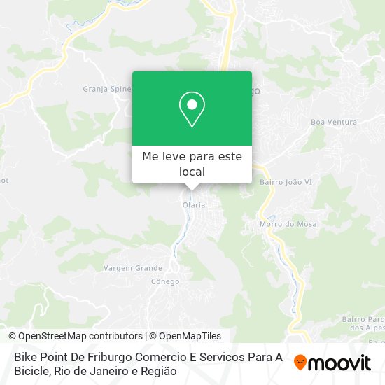 Bike Point De Friburgo Comercio E Servicos Para A Bicicle mapa