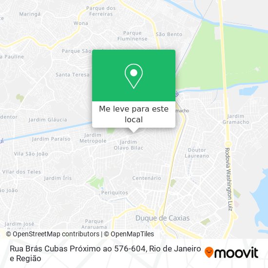 Rua Brás Cubas Próximo ao 576-604 mapa