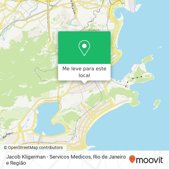 Jacob Kligerman - Servicos Medicos mapa
