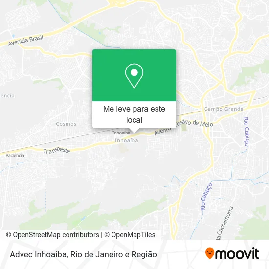 Advec Inhoaiba mapa