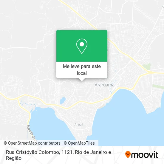 Rua Cristóvão Colombo, 1121 mapa