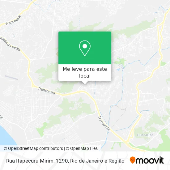 Rua Itapecuru-Mirim, 1290 mapa