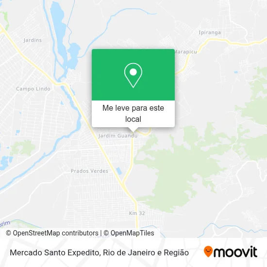 Mercado Santo Expedito mapa