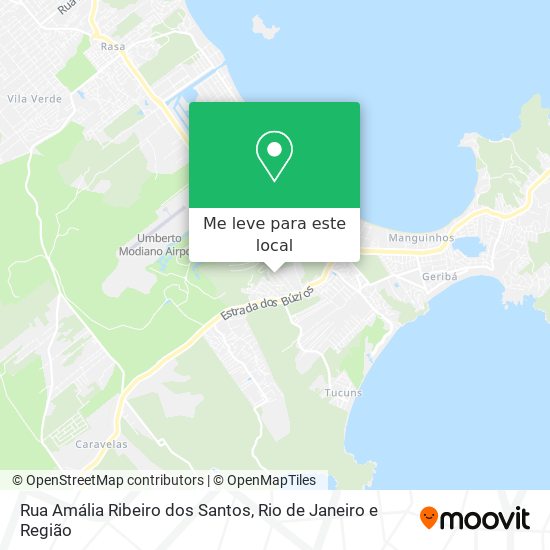 Rua Amália Ribeiro dos Santos mapa