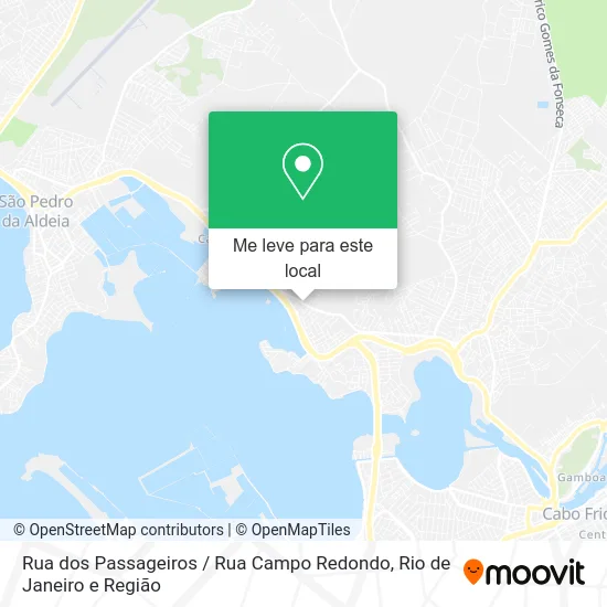 Rua dos Passageiros / Rua Campo Redondo mapa