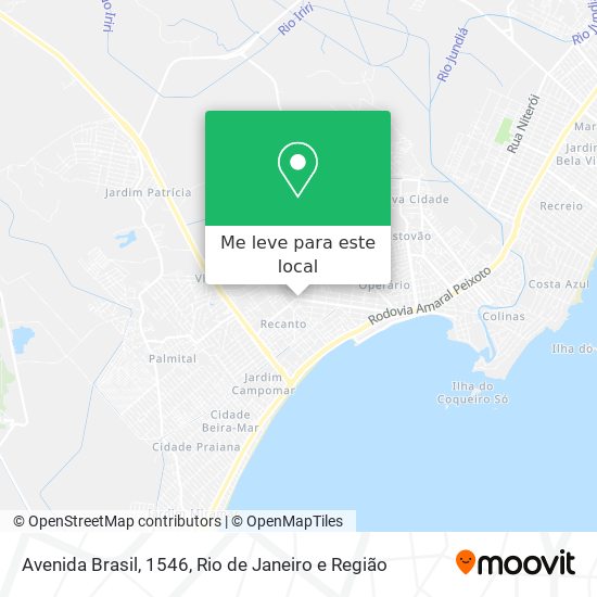 Avenida Brasil, 1546 mapa