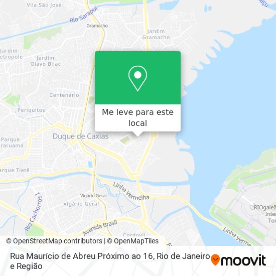 Rua Maurício de Abreu Próximo ao 16 mapa