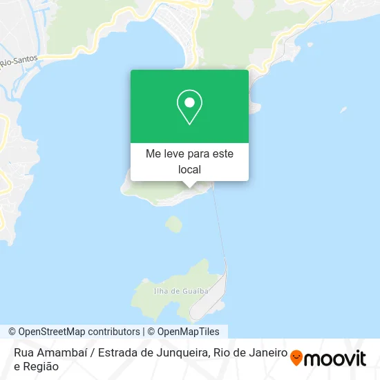 Rua Amambaí / Estrada de Junqueira mapa