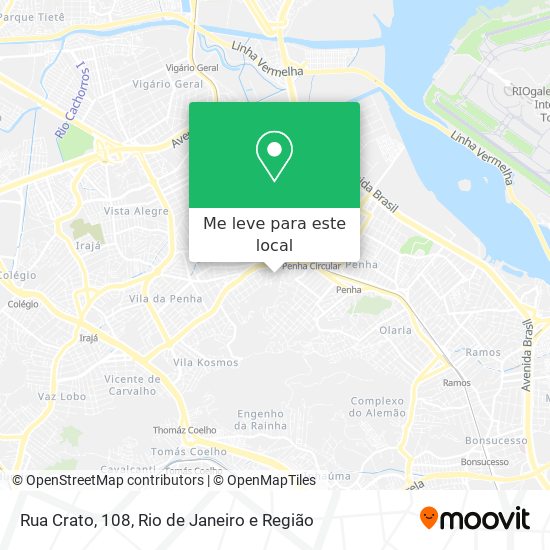Rua Crato, 108 mapa
