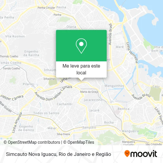 Simcauto Nova Iguacu mapa
