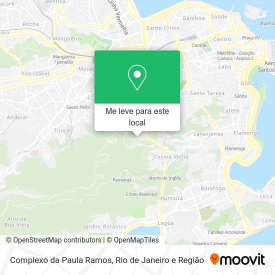 Complexo da Paula Ramos mapa