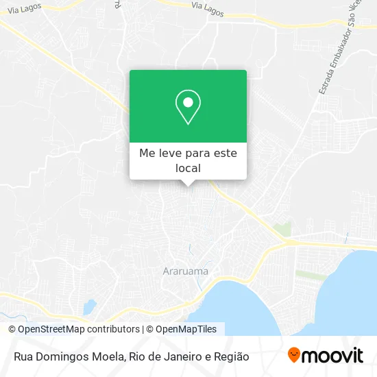 Rua Domingos Moela mapa