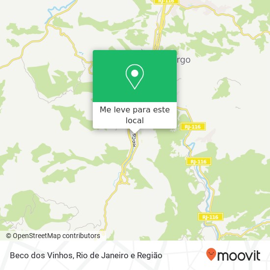 Beco dos Vinhos mapa