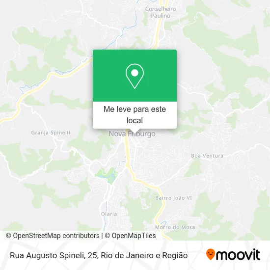 Rua Augusto Spineli, 25 mapa