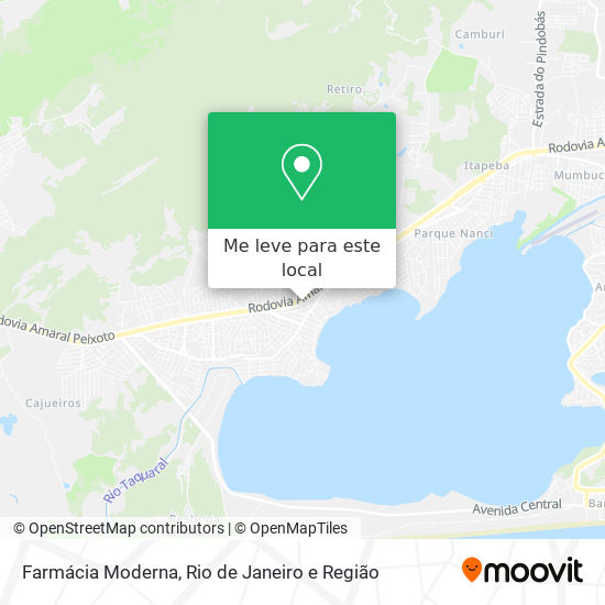 Farmácia Moderna mapa