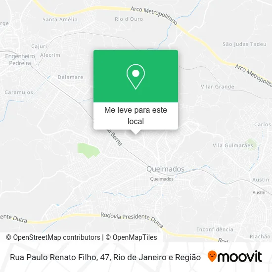 Rua Paulo Renato Filho, 47 mapa