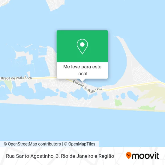 Rua Santo Agostinho, 3 mapa