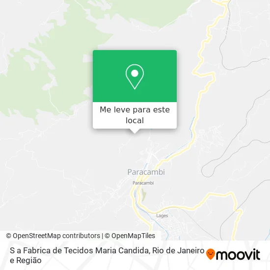 S a Fabrica de Tecidos Maria Candida mapa