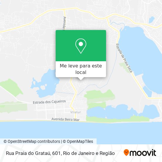 Rua Praia do Grataú, 601 mapa