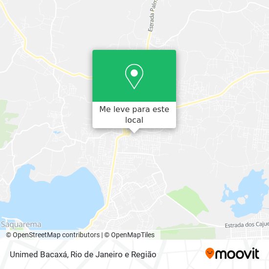 Unimed Bacaxá mapa