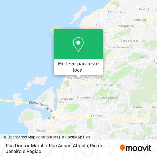 Rua Doutor March / Rua Assad Abdala mapa