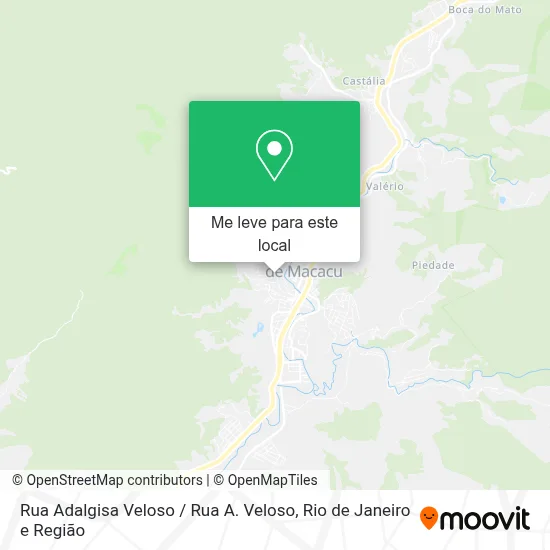 Rua Adalgisa Veloso / Rua A. Veloso mapa