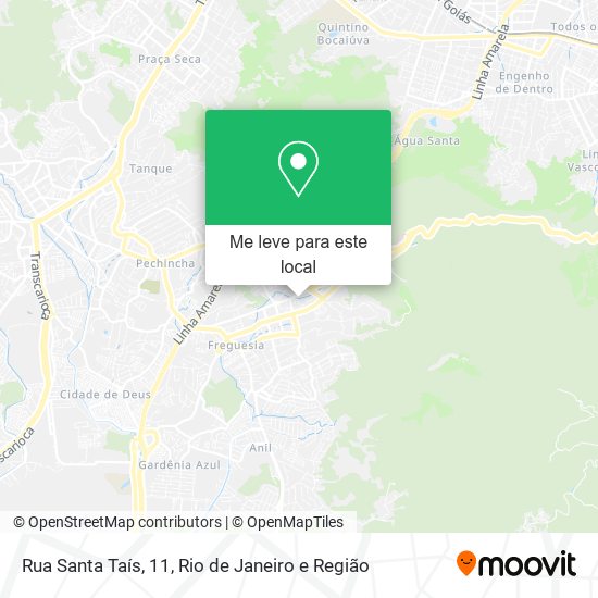 Rua Santa Taís, 11 mapa