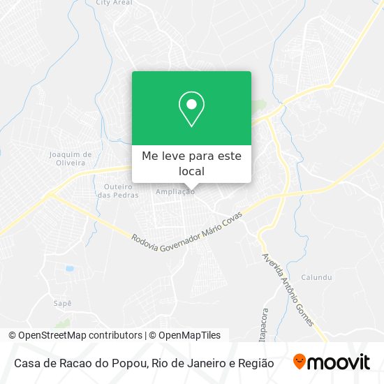Casa de Racao do Popou mapa