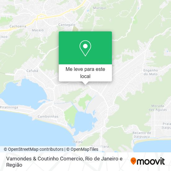 Vamondes & Coutinho Comercio mapa