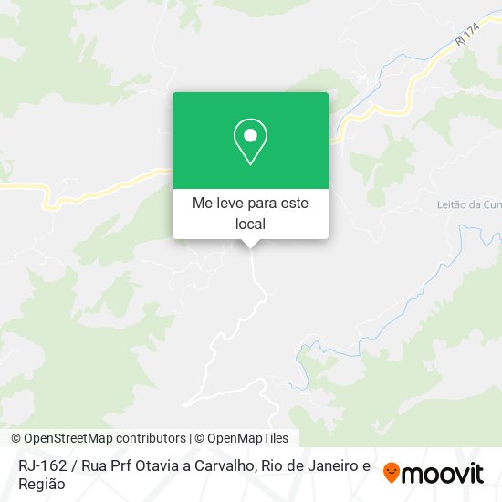 RJ-162 / Rua Prf Otavia a Carvalho mapa