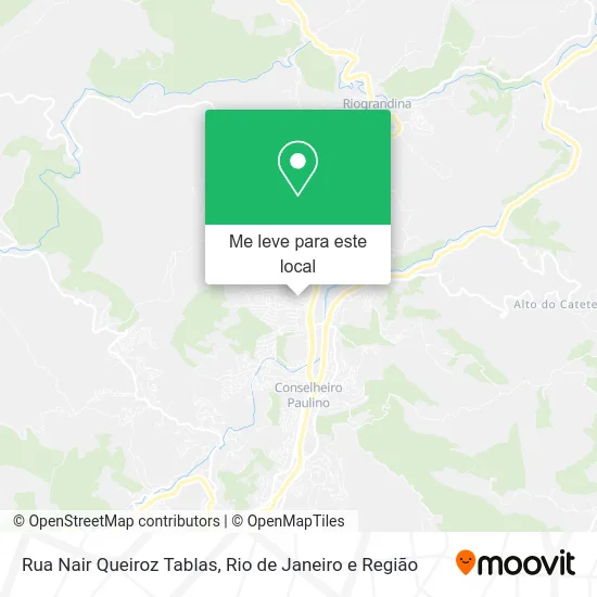 Rua Nair Queiroz Tablas mapa