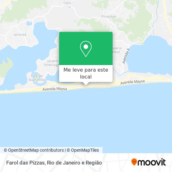 Farol das Pizzas mapa