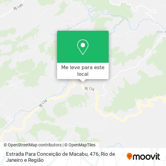 Estrada Para Conceição de Macabu, 476 mapa
