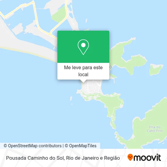 Pousada Caminho do Sol mapa