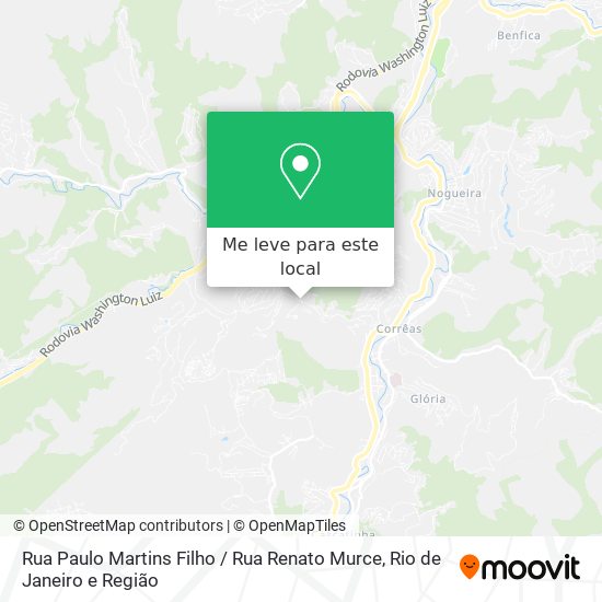 Rua Paulo Martins Filho / Rua Renato Murce mapa