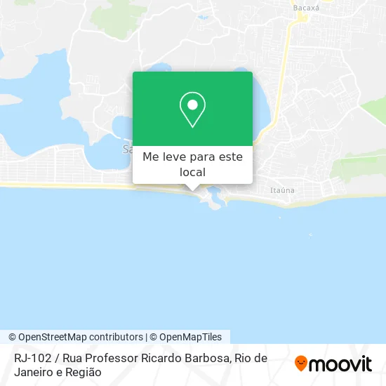RJ-102 / Rua Professor Ricardo Barbosa mapa