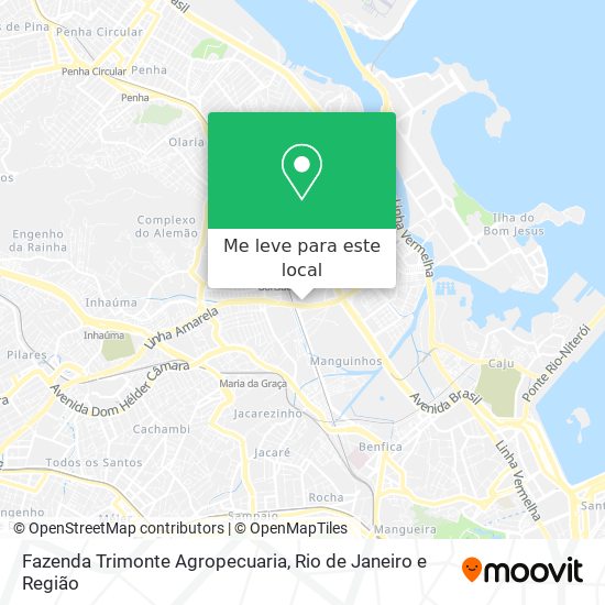 Fazenda Trimonte Agropecuaria mapa
